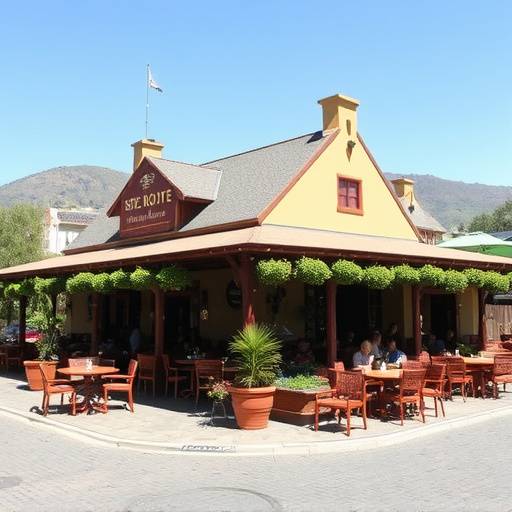 Exterior view of The Spice Route restaurant in Paarl